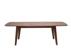 Mesa de comedor diseño extensible nogal L180-230 FIFTIES