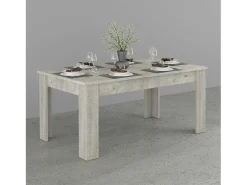 Mesa de comedor diseño moderno extensible 160-210 x 90 cm Jesi Pilka