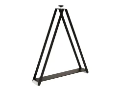 Mesa de comedor extensible de madera Ribo-Color Gris cemento-Base y soporte con ruedas-Alargaderas -Ancho extensible