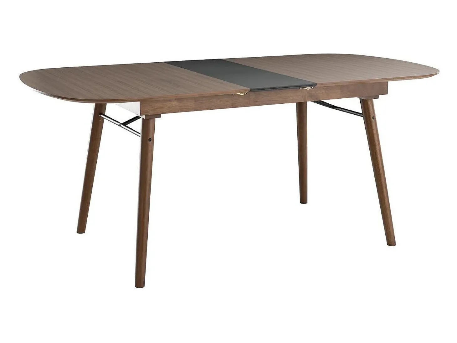 Mesa de comedor extensible nogal L150-180 cm SHELDON
