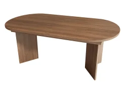 Mesa de comedor extensible - 160/200 x 90 x 75 cm - para 4 a 6 personas - estilo sencillo - MDF - marrón