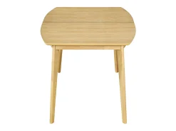 Mesa de comedor extensible nórdica en madera clara L150-200 LEENA
