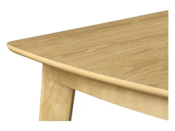 Mesa de comedor extensible nórdica en madera clara L150-200 LEENA