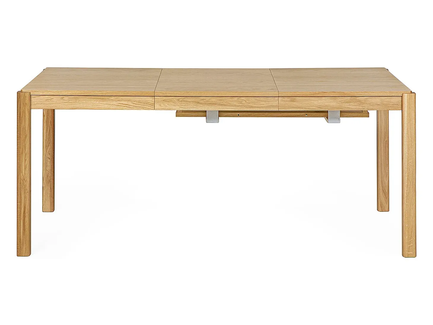 Mesa de comedor extensible acabado roble L125-238 cm AGALI