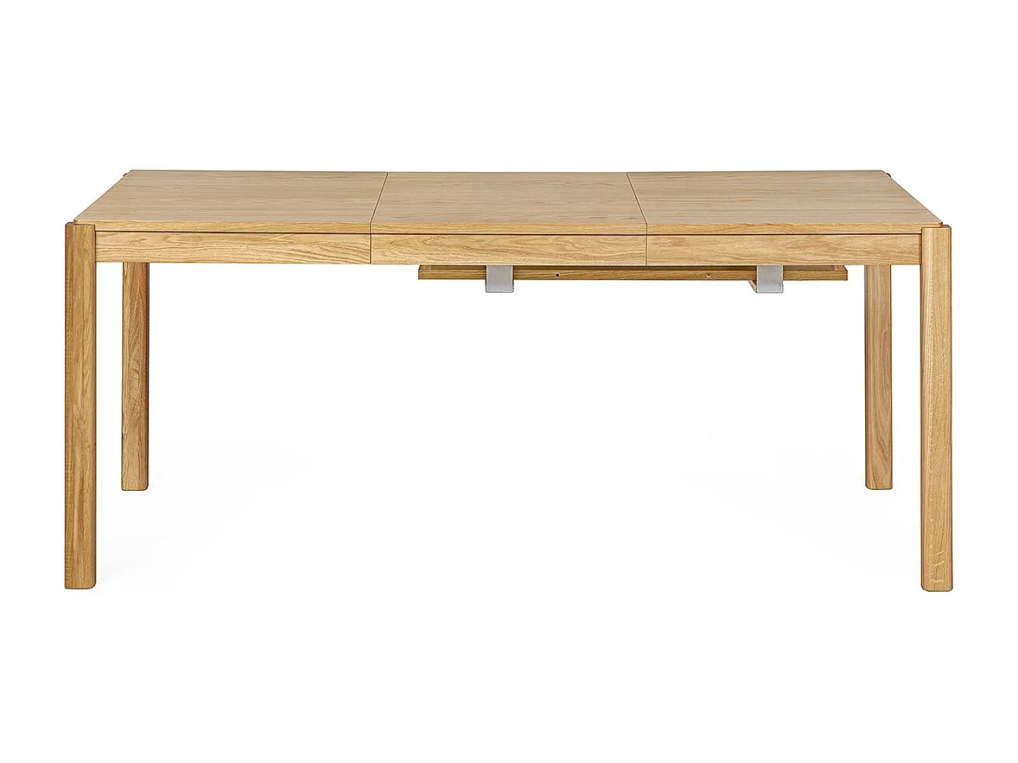 Mesa de comedor extensible acabado roble L125-238 cm AGALI