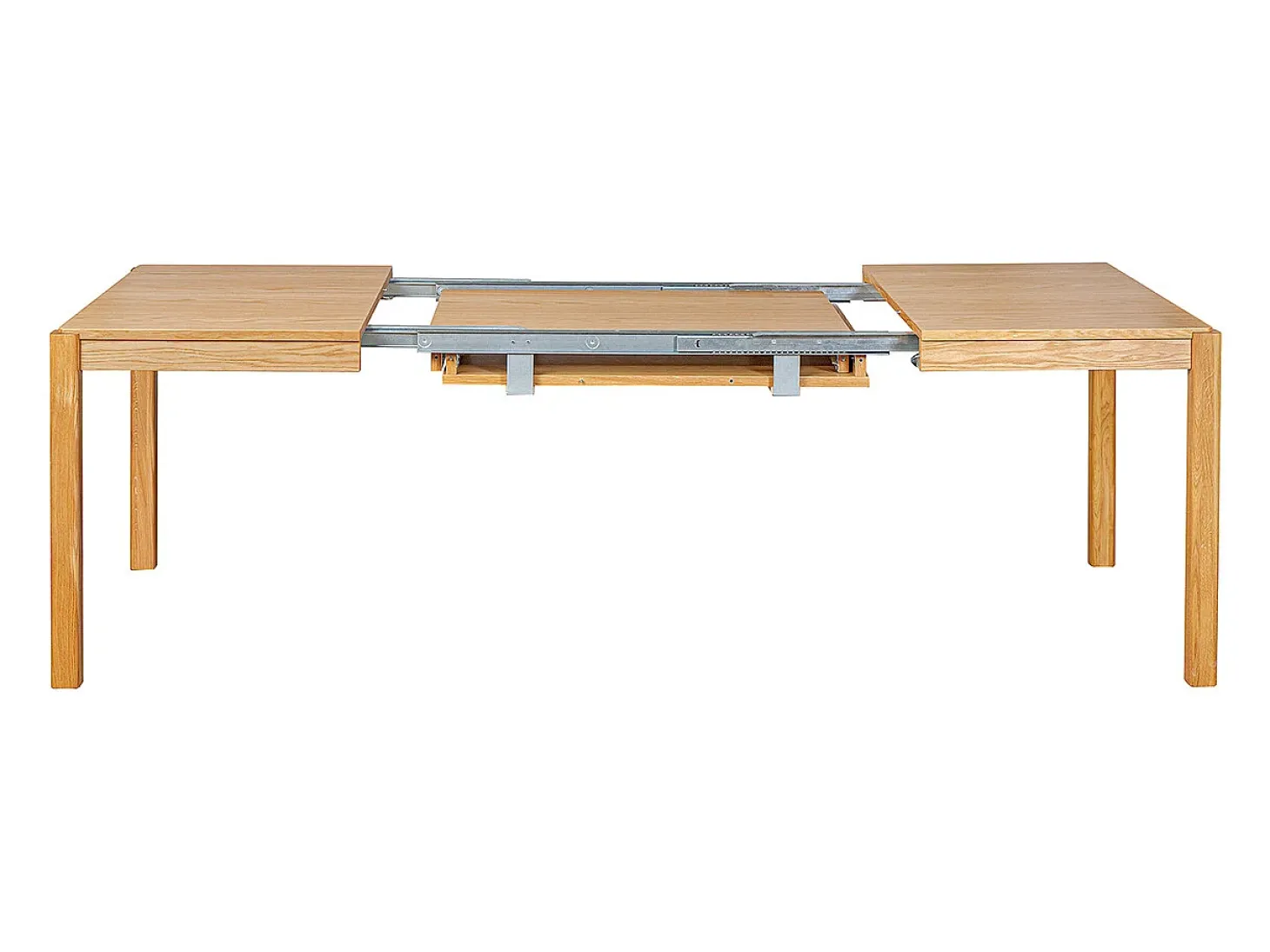 Mesa de comedor extensible acabado roble L125-238 cm AGALI