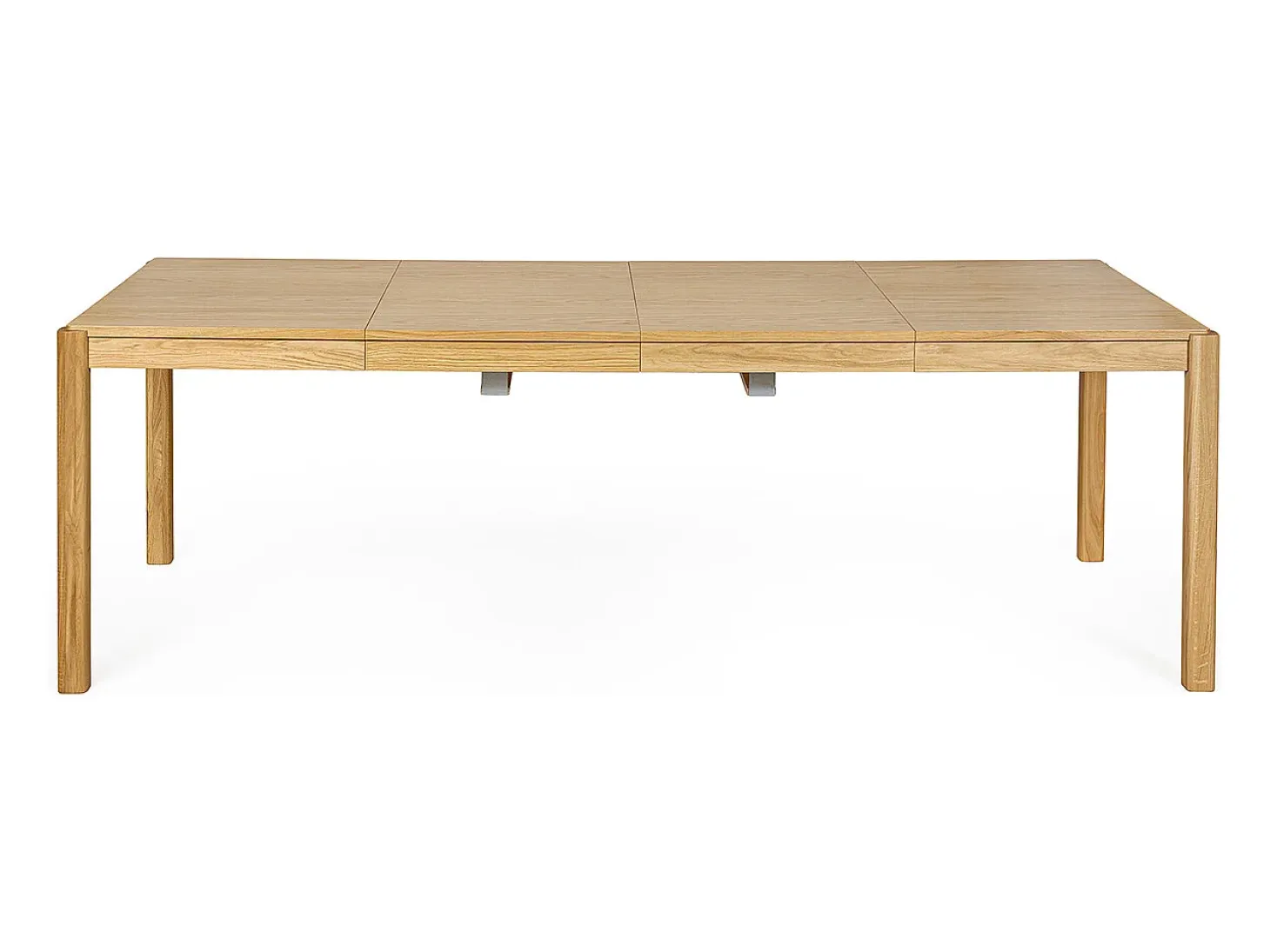 Mesa de comedor extensible acabado roble L125-238 cm AGALI