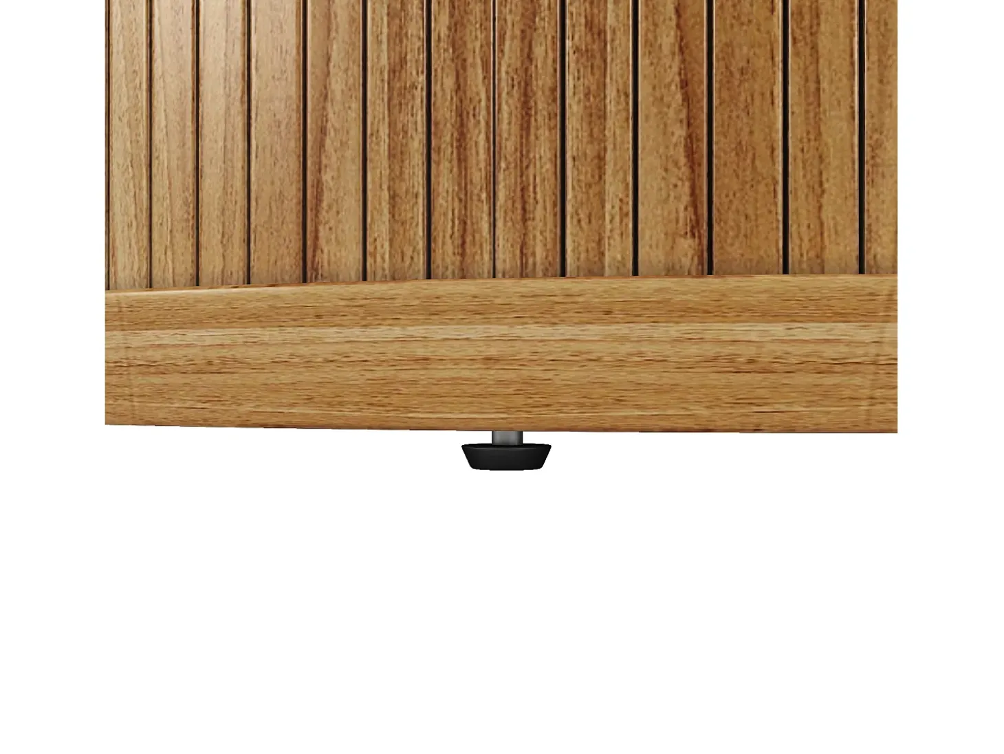 Mesa de comedor extensible, 118-158 cm, nogal, mesa de comedor redonda con espacio de almacenamiento