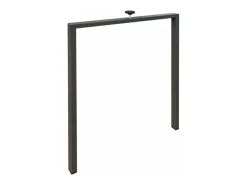 Mesa de comedor extensible evolución Flavio-Color Marrón-Ancho extensible
