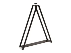 Mesa de comedor extensible de madera Ribo-Color Natural-Base y soporte con ruedas-Alargaderas -Ancho extensible