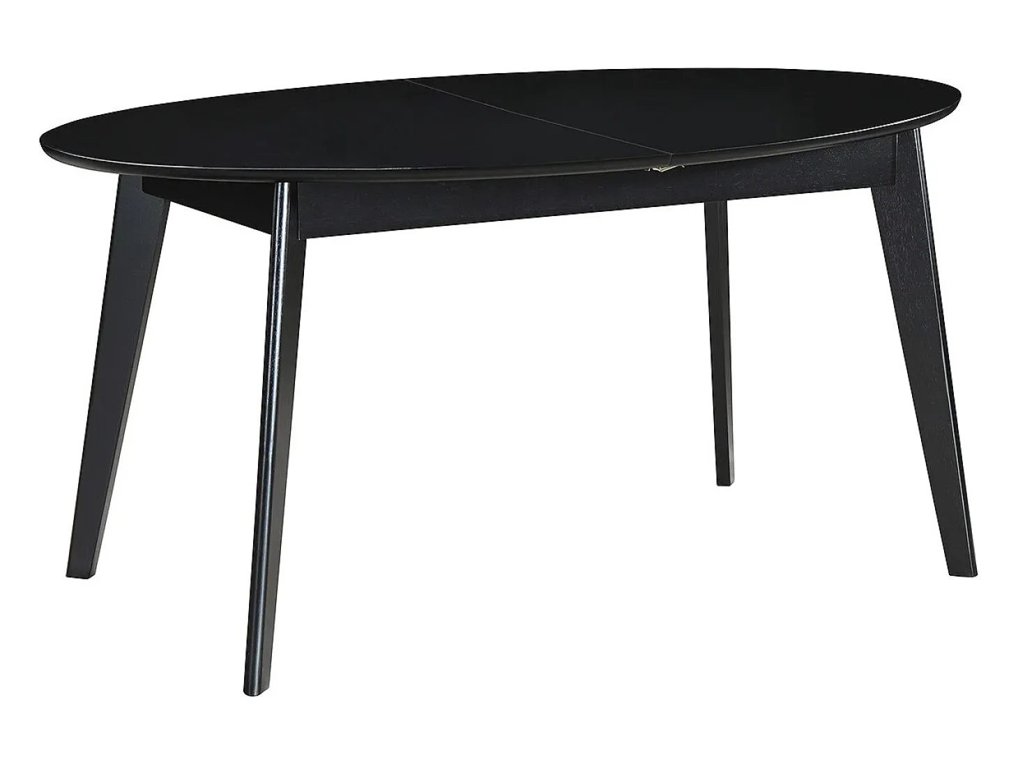 Mesa de comedor extensible negra L160-200 cm MARIK