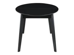 Mesa de comedor extensible negra L160-200 cm MARIK
