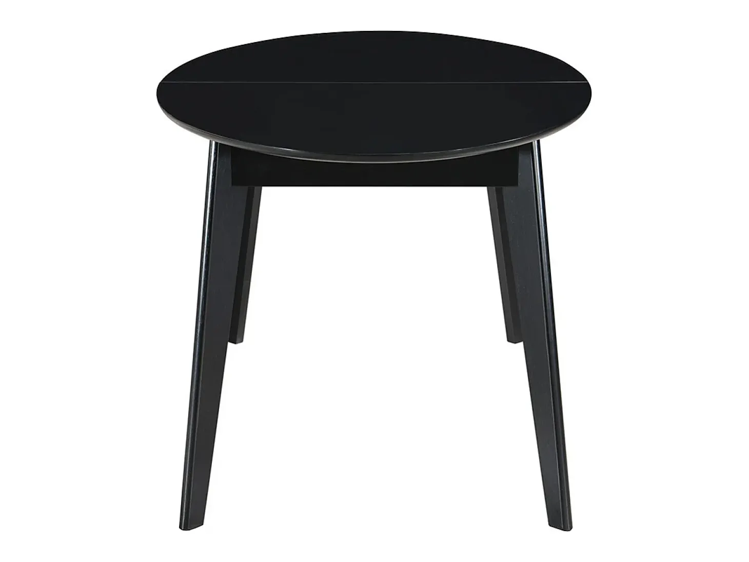 Mesa de comedor extensible negra L160-200 cm MARIK