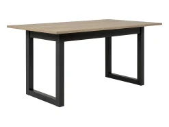 Mesa de comedor extensible DENVER - Roble Sonoma y Antracita - 160-200 cm