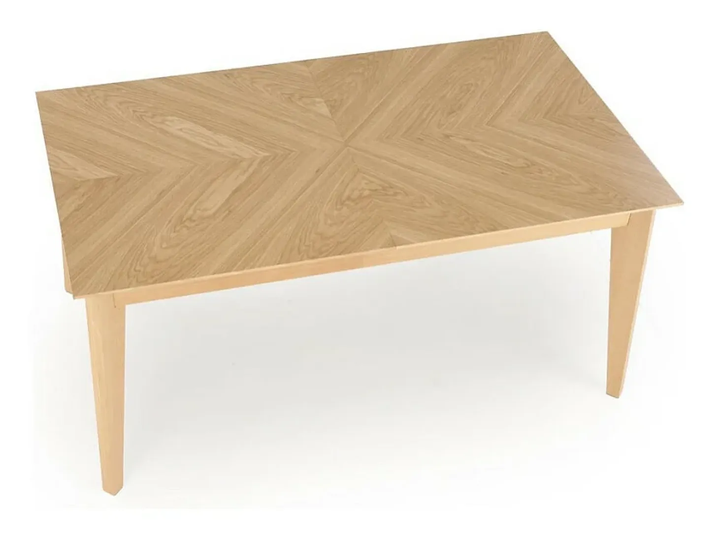 Mesa de comedor extensible 160-240 cm aspecto roble natural Santa