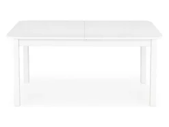 Mesa de comedor extensible blanca BREHAT 160-228cm