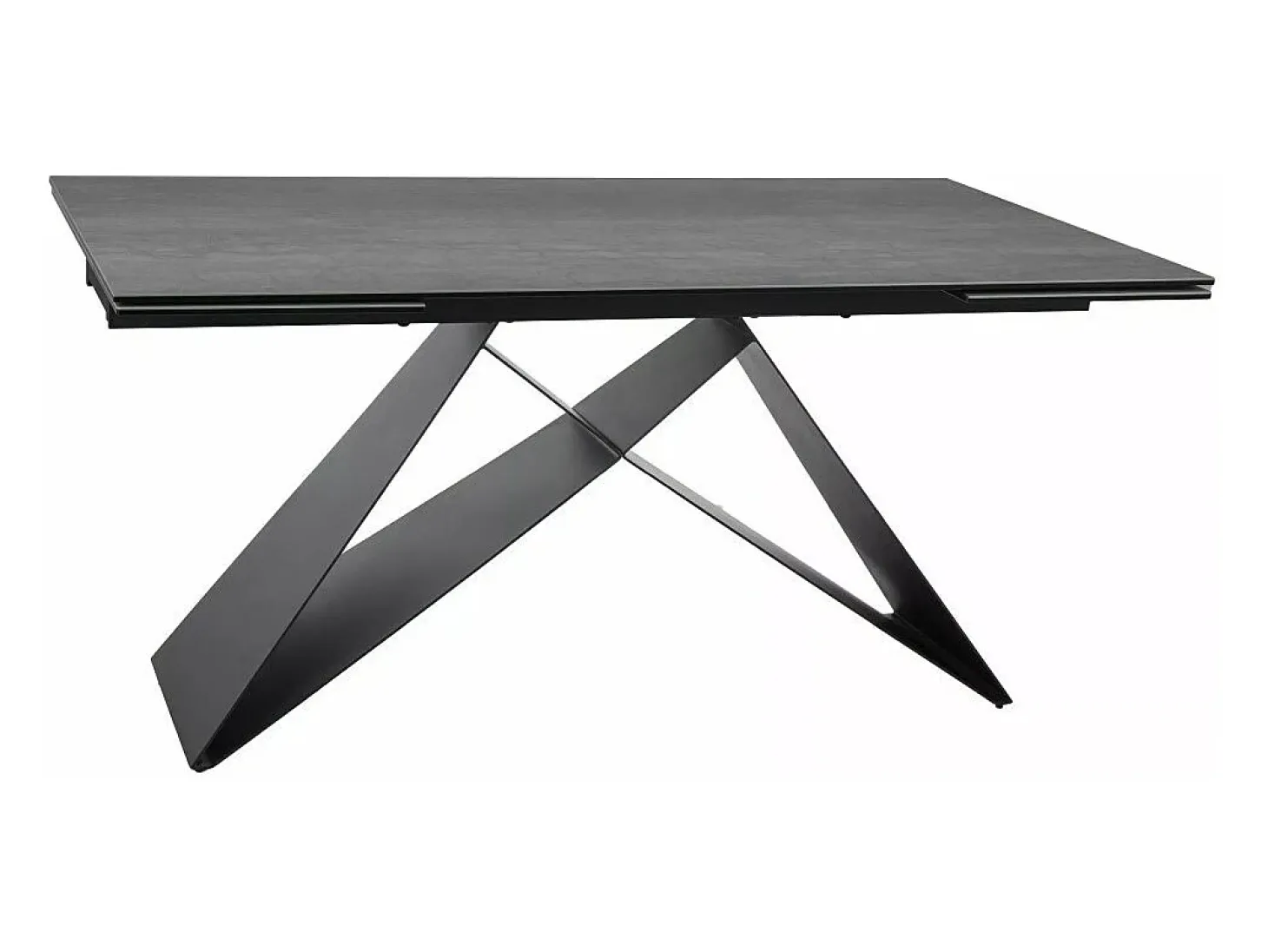 Mesa de comedor Holly 160 - 240 cm Pietra di Savoia efecto hormigón diseño cerámica