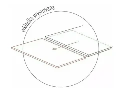 Mesa de comedor Holly 160 - 240 cm Pietra di Savoia efecto hormigón diseño cerámica