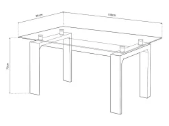 Mesa de comedor Lou Cambria