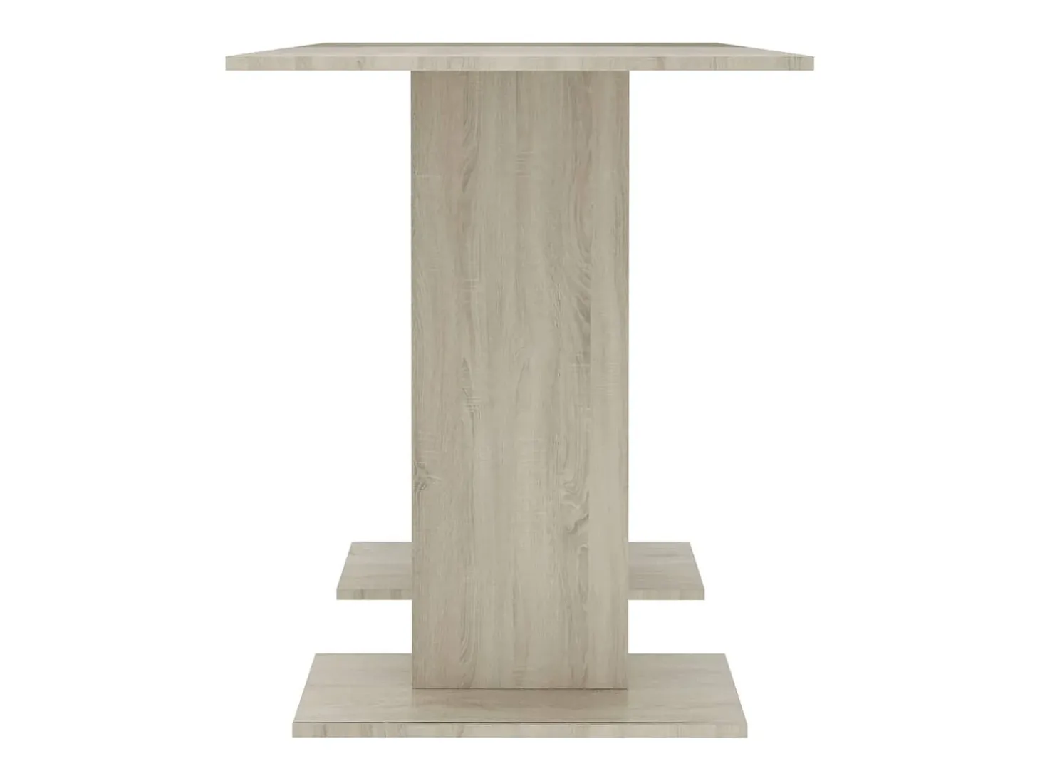 Mesa de comedor madera contrachapada roble sonoma 110x60x75cm ES750058