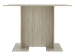 Mesa de comedor madera contrachapada roble sonoma 110x60x75cm ES750058