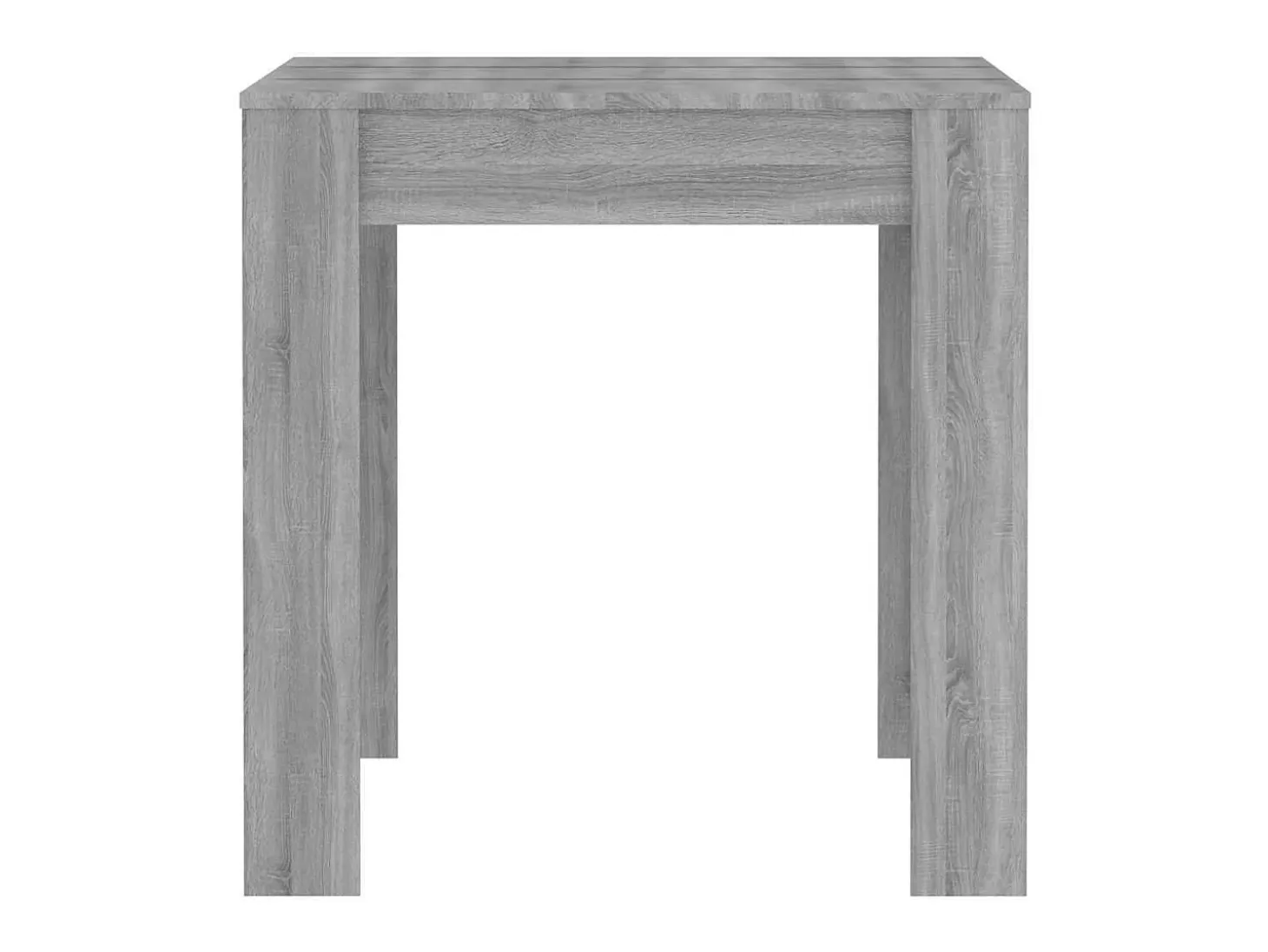 Mesa de comedor madera contrachapada gris Sonoma 140x74,5x76 cm