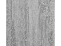 Mesa de comedor madera contrachapada gris Sonoma 140x74,5x76 cm
