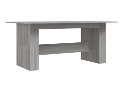 Mesa de comedor madera de ingeniería Sonoma gris 180x90x76 cm ES618368