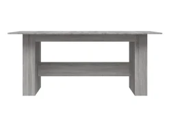 Mesa de comedor madera de ingeniería Sonoma gris 180x90x76 cm ES618368