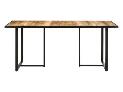 Mesa de comedor madera de mango rugosa 180 cm