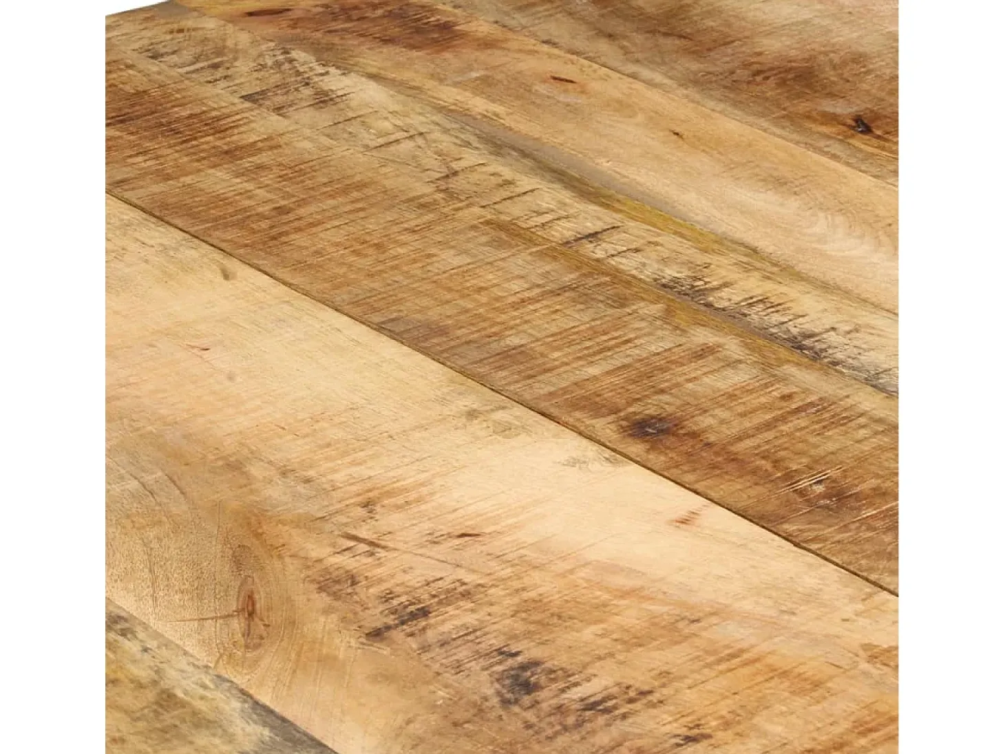 Mesa de comedor madera de mango rugosa 220x100x76 cm
