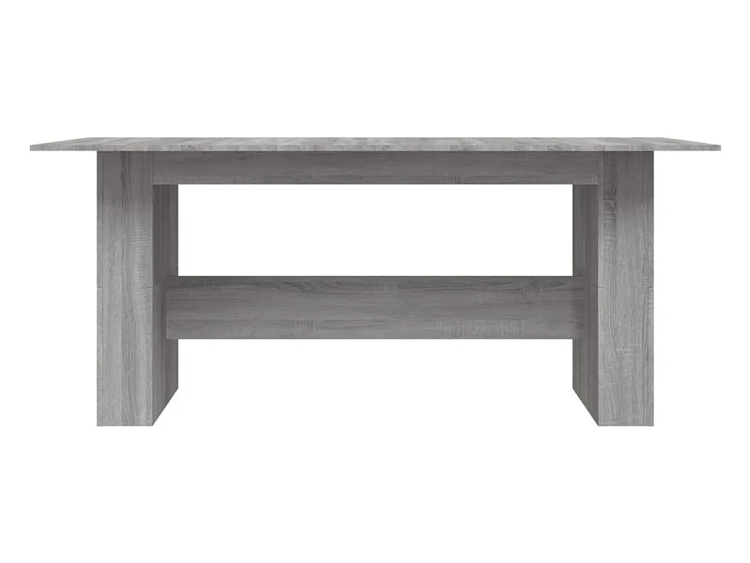 Mesa de comedor madera de ingeniería Sonoma gris 180x90x76 cm