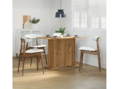 Mesa de comedor madera ingeniería roble artisan 110x60x75 cm