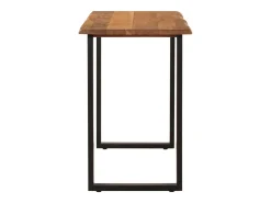 Mesa de comedor madera maciza de acacia 110x50x76 cm