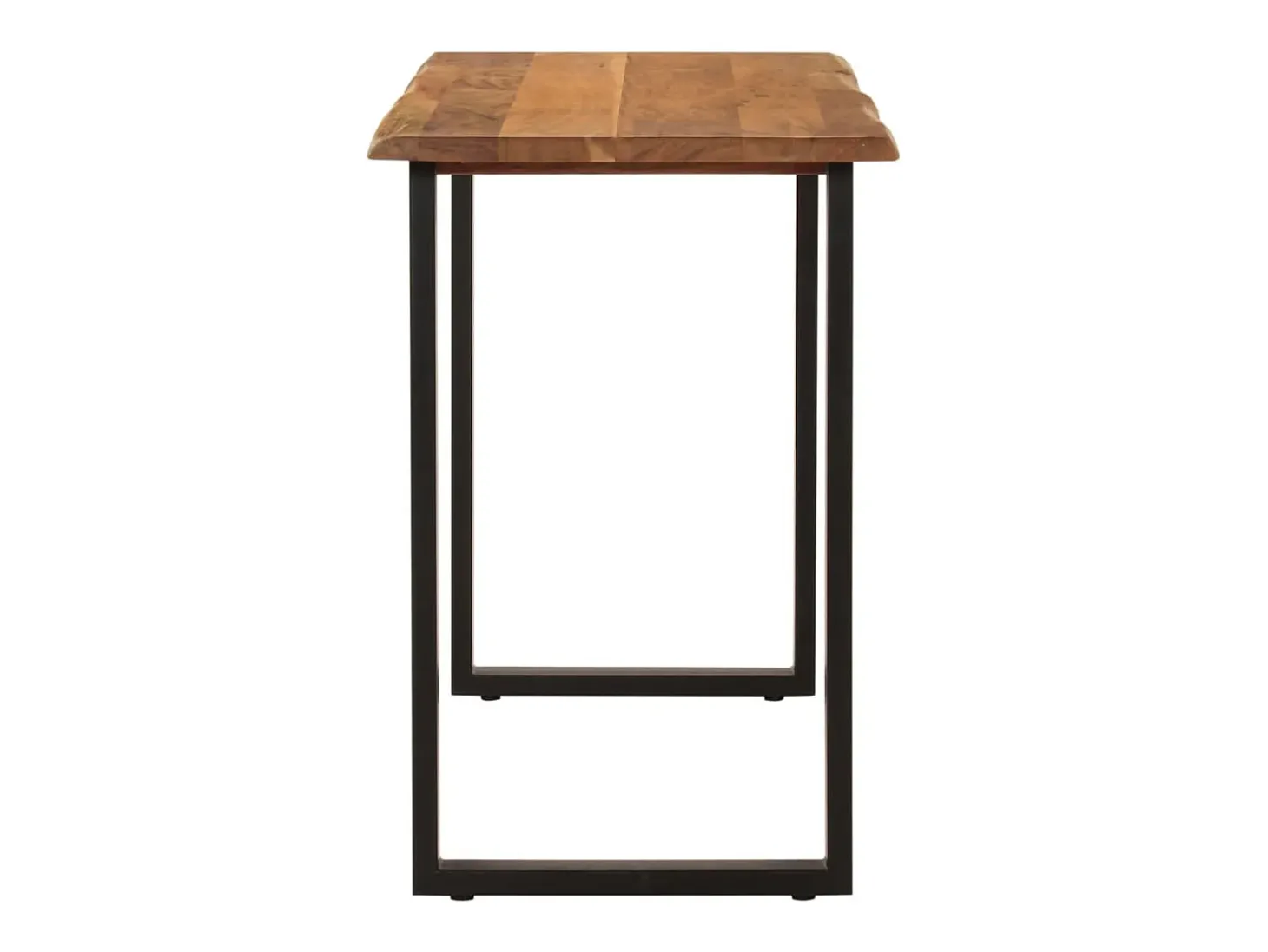 Mesa de comedor madera maciza de acacia 110x50x76 cm