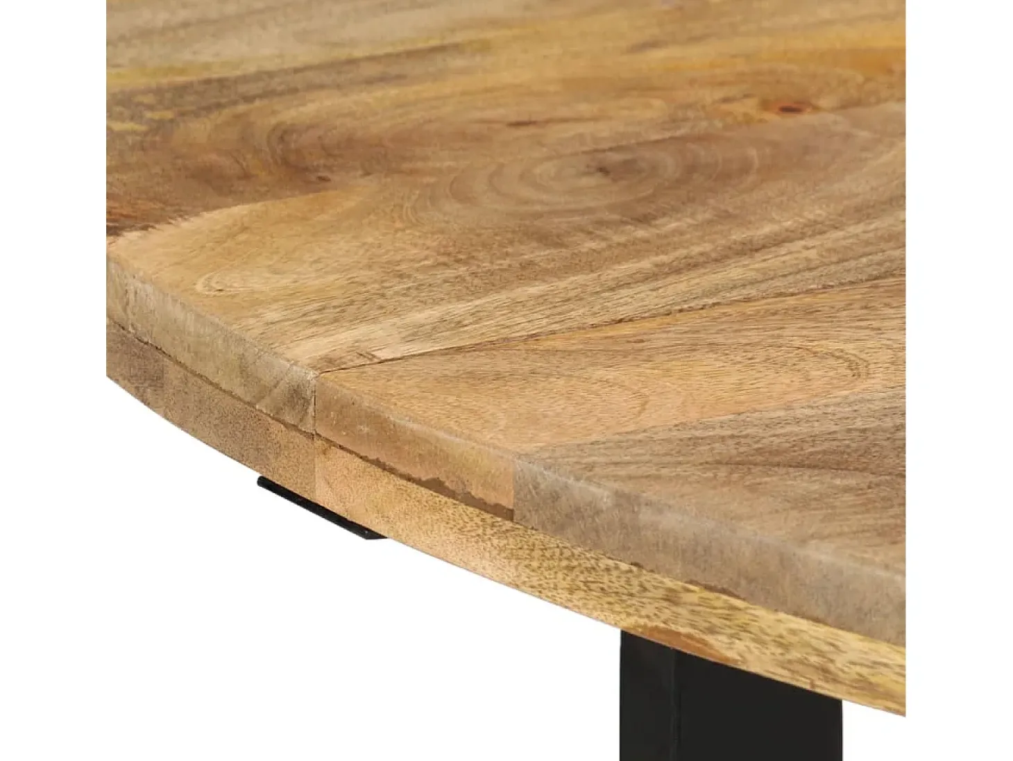 Mesa de comedor madera maciza de mango 110x75 cm ES844706