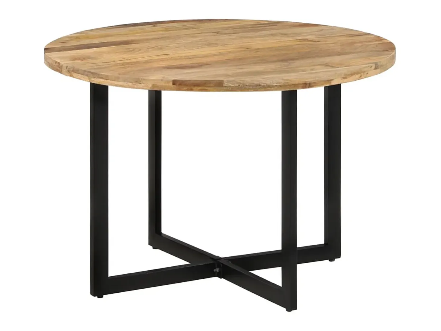 Mesa de comedor madera maciza de mango 110x75 cm