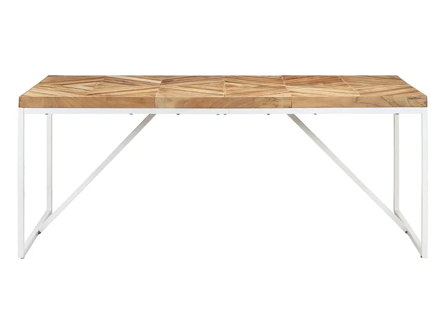 Mesa de comedor madera maciza de acacia y mango 180x90x76 cm ES194962