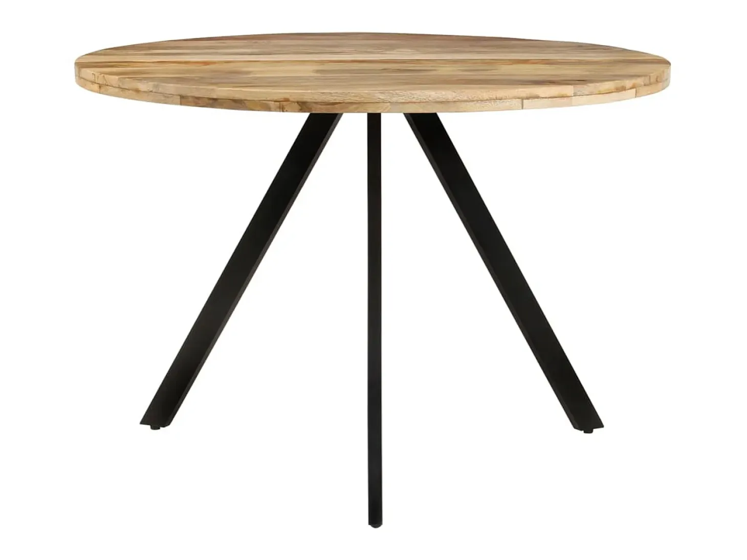 Mesa de comedor madera maciza de mango 110x75 cm ES566345