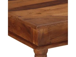 Mesa de comedor madera maciza de acacia 120x60x77 cm