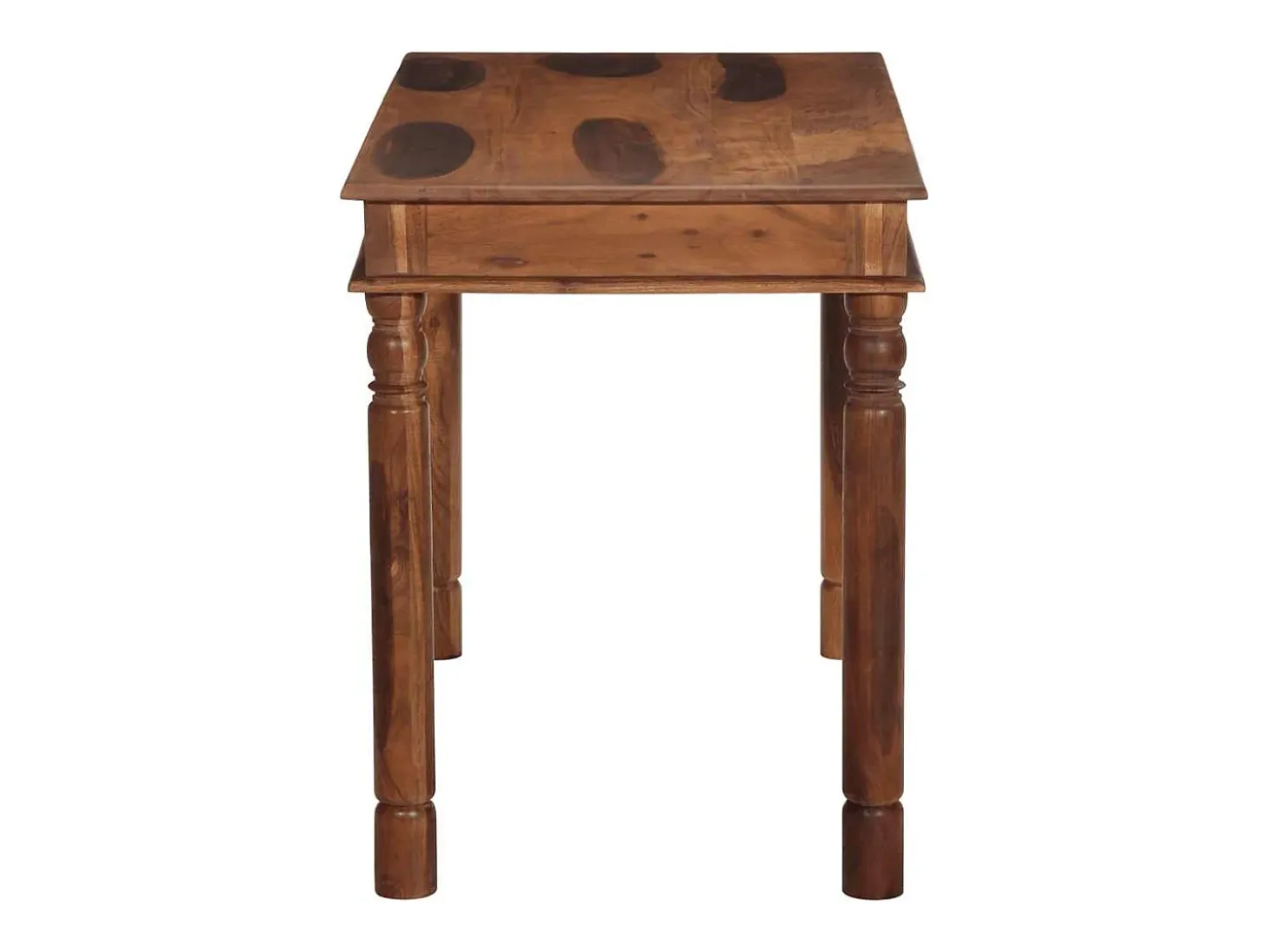 Mesa de comedor madera maciza de acacia 120x60x77 cm