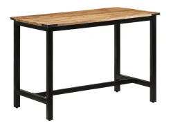 Mesa de comedor madera maciza de mango 110x60x76 cm