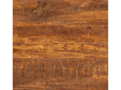 Mesa de comedor madera maciza de mango marrón miel 120x60x76 cm