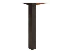 Mesa de comedor madera maciza de mango marrón miel 120x60x76 cm