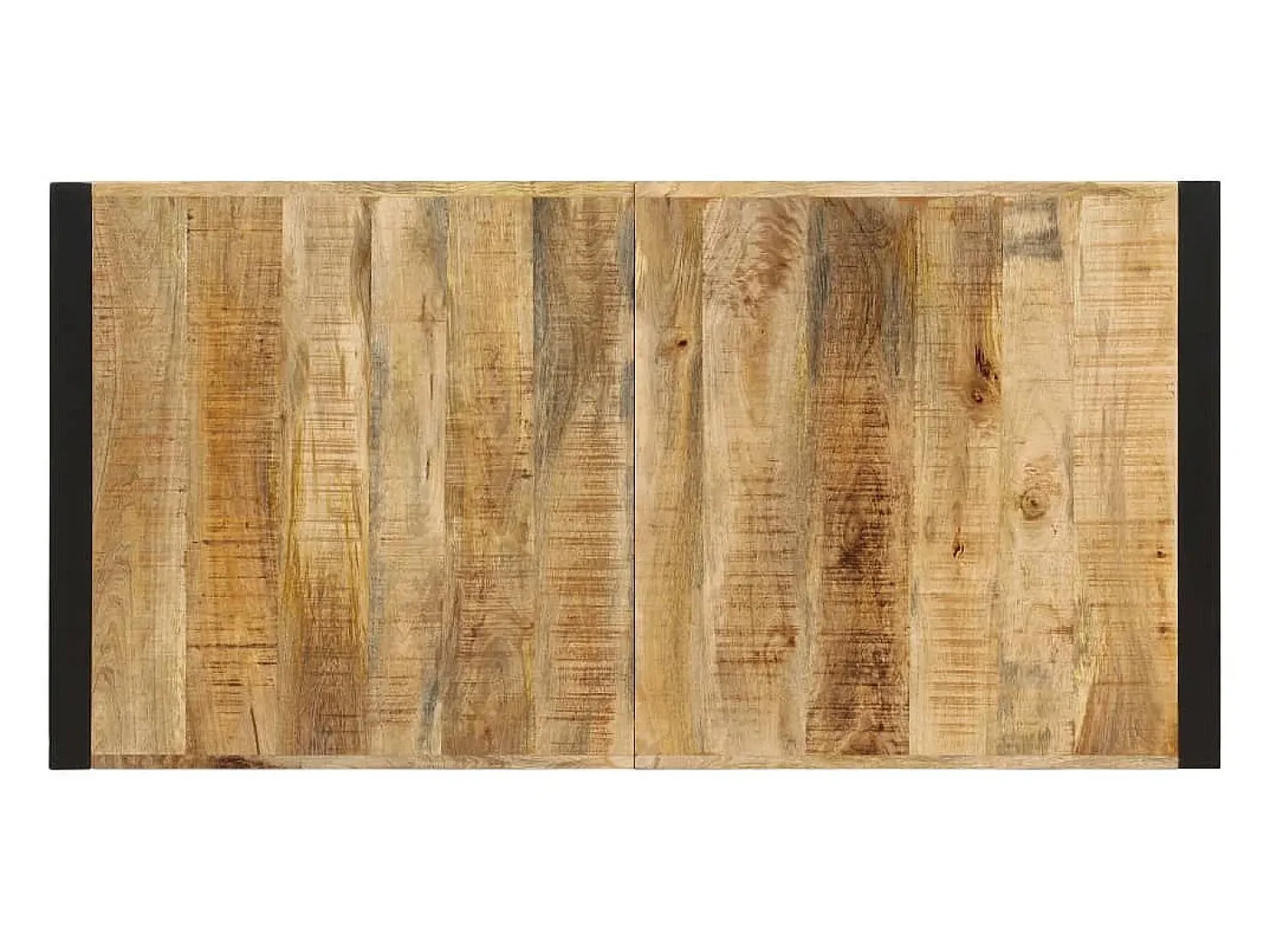 Mesa de comedor madera maciza de mango 140x70x75 cm