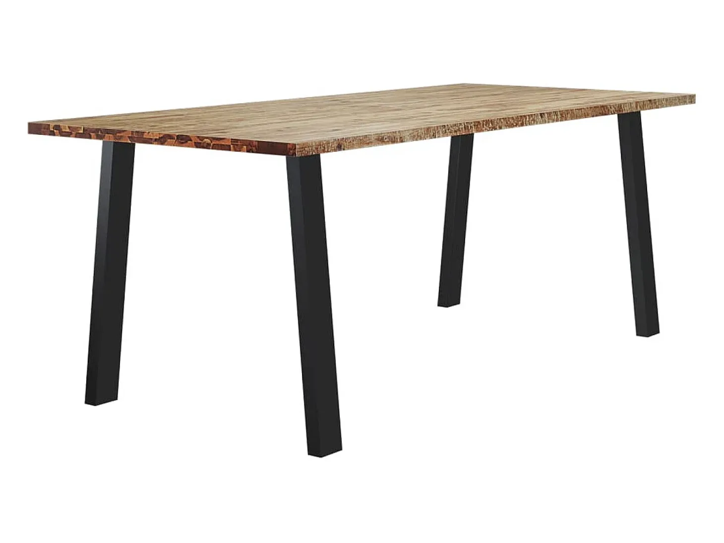 Mesa de comedor madera maciza de acacia 200x90x75 cm ES957359