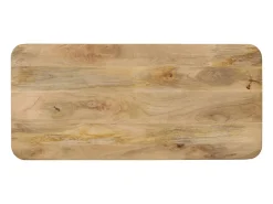 Mesa de comedor madera maciza de mango 112x52x76 cm