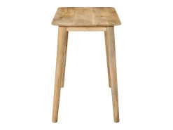 Mesa de comedor madera maciza de mango 112x52x76 cm