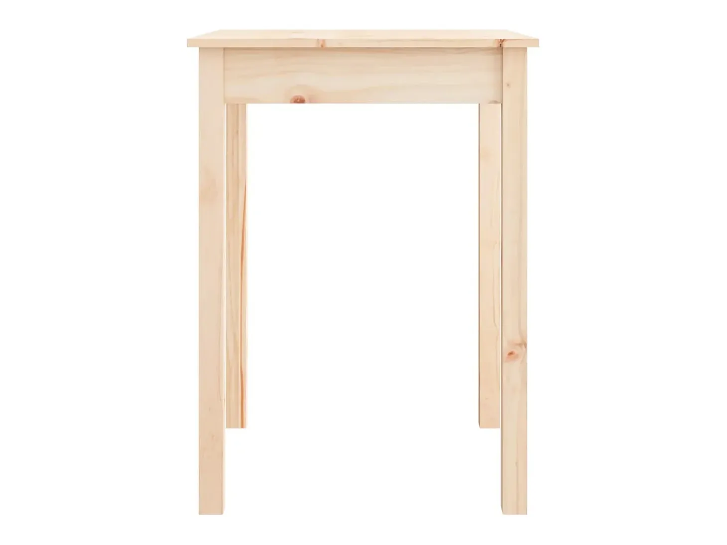 Mesa de comedor madera maciza de pino 55x55x75 cm