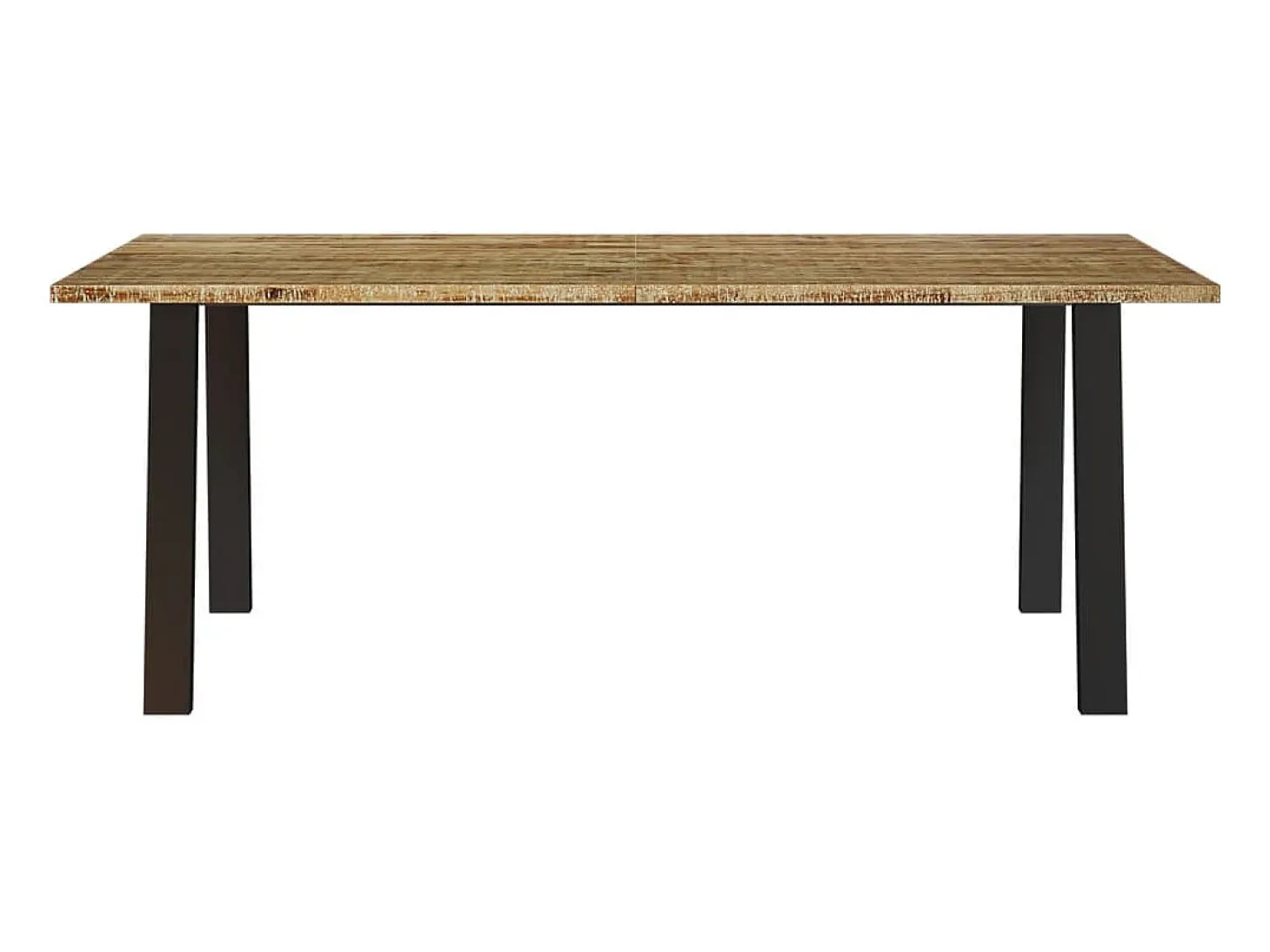 Mesa de comedor madera maciza de acacia 200x90x75 cm